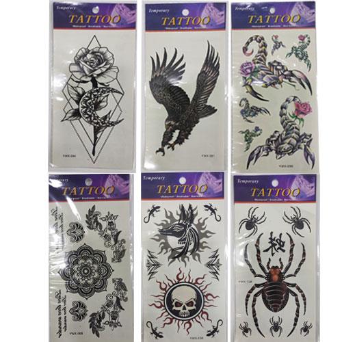 برچسب تاتو 12 عدی