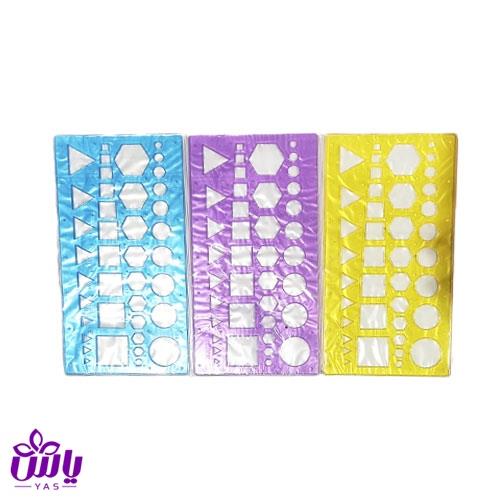 خط کش شابلونی تکی (بسته 12 عددی)