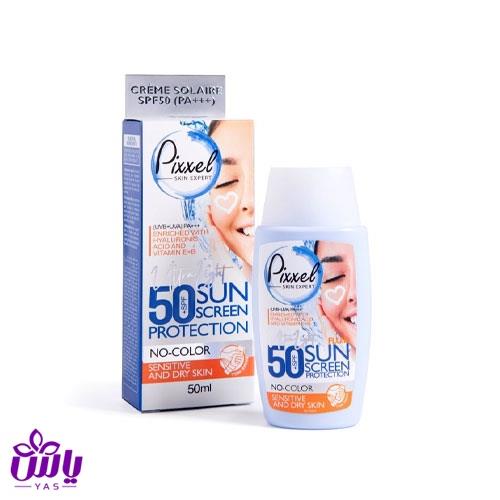 ضدآفتاب پیکسل SPF50 بیرنگ خشک 50 میل (627)