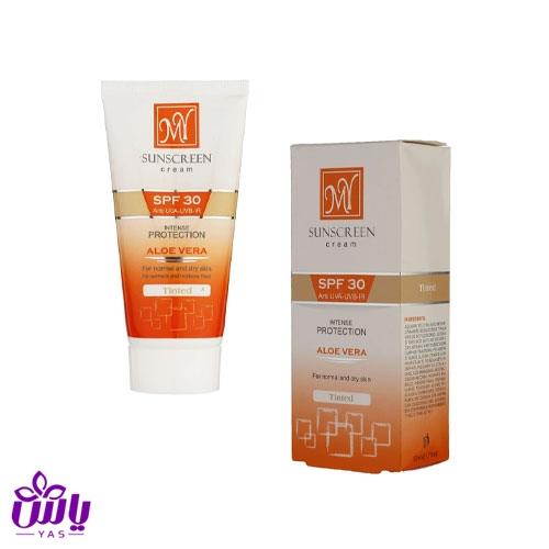 کرم ضد آفتاب SPF30 مای کرم پودری رنگی (پوست معمولی و خشک) 50 میل