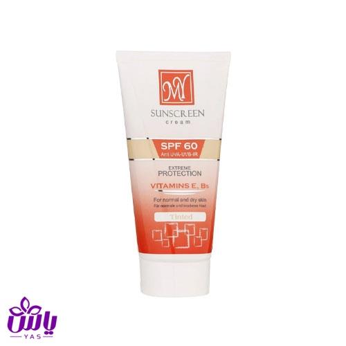 کرم ضد آفتاب SPF60 کرم پودری مای (پوست معمولی و خشک) 50 میل (244)