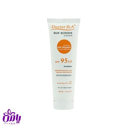 کرم ضد آفتاب SPF95 دکتر ژیلا بیرنگ مناسب انواع پوست 50 گرم