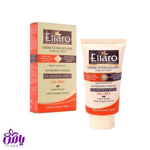 کرم ضد آفتاب SPF30 الارو بژ روشن فاقد چربی 40 میل (دونقطه)