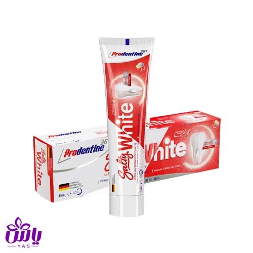 خمیر دندان پرودنتین 361 مدل Salty White وزن 150 گرم