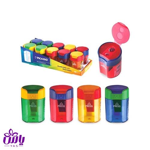 تراش دوقلو مخزن دار پیکاسو SH107 (10 عددی)